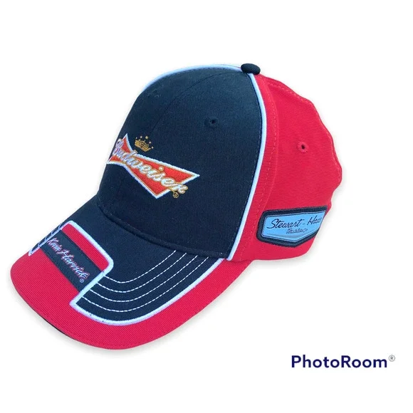 Kevin Harvick 4 Budweiser Nascar Racing Baseball Cap - Picture 2 of 6
